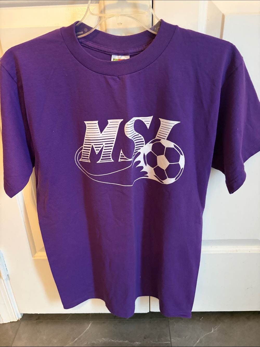 Purple Soccer Tee Shirt